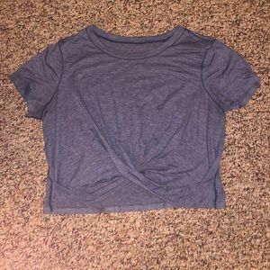 Lululemon Cropped Twist Shirt
